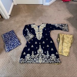 Aline velvet suit